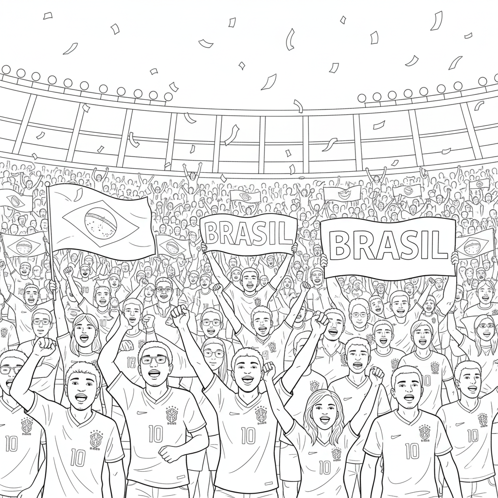 Torcida Brasileira em Festa