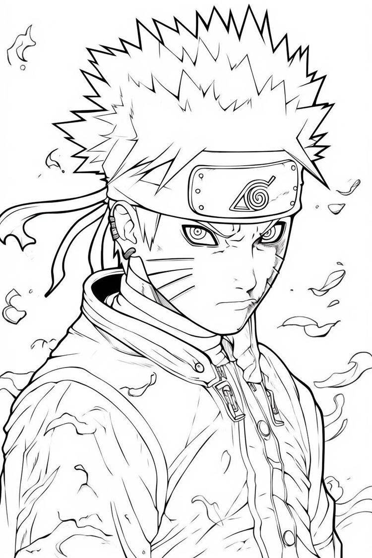 Transforme Naruto Uzumaki com Suas Cores