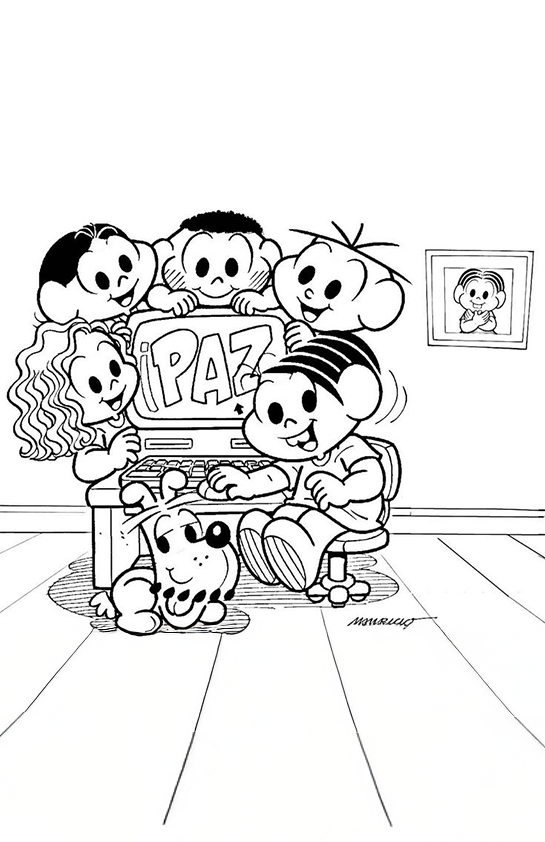 Turma da Mônica e o Computador da Paz