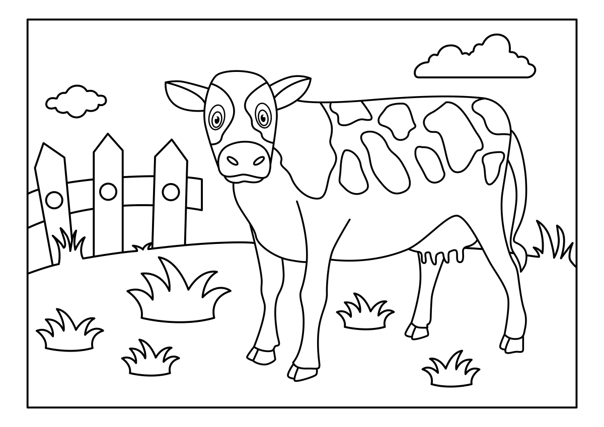 A Vaca da Fazenda: Uma Tarde no Pasto
