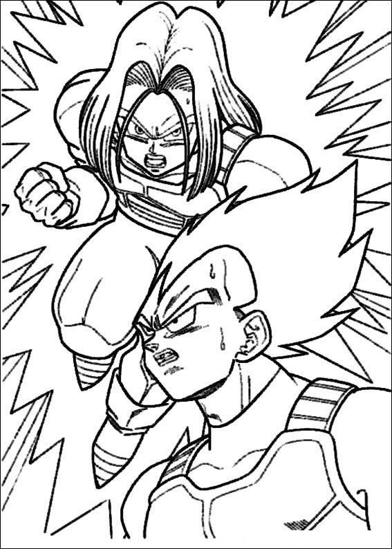 Vegeta e Trunks em Ação
