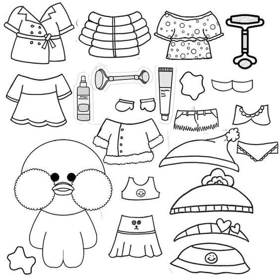 Vestiário Fashion do Paper Duck