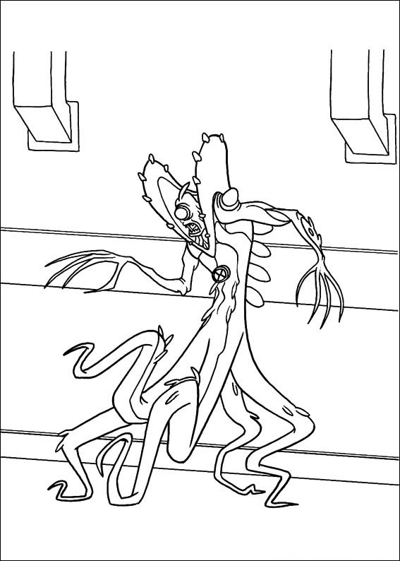 Vilgax Ameaçador para Colorir