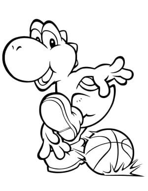 Yoshi no Basquete: Hora de Colorir!