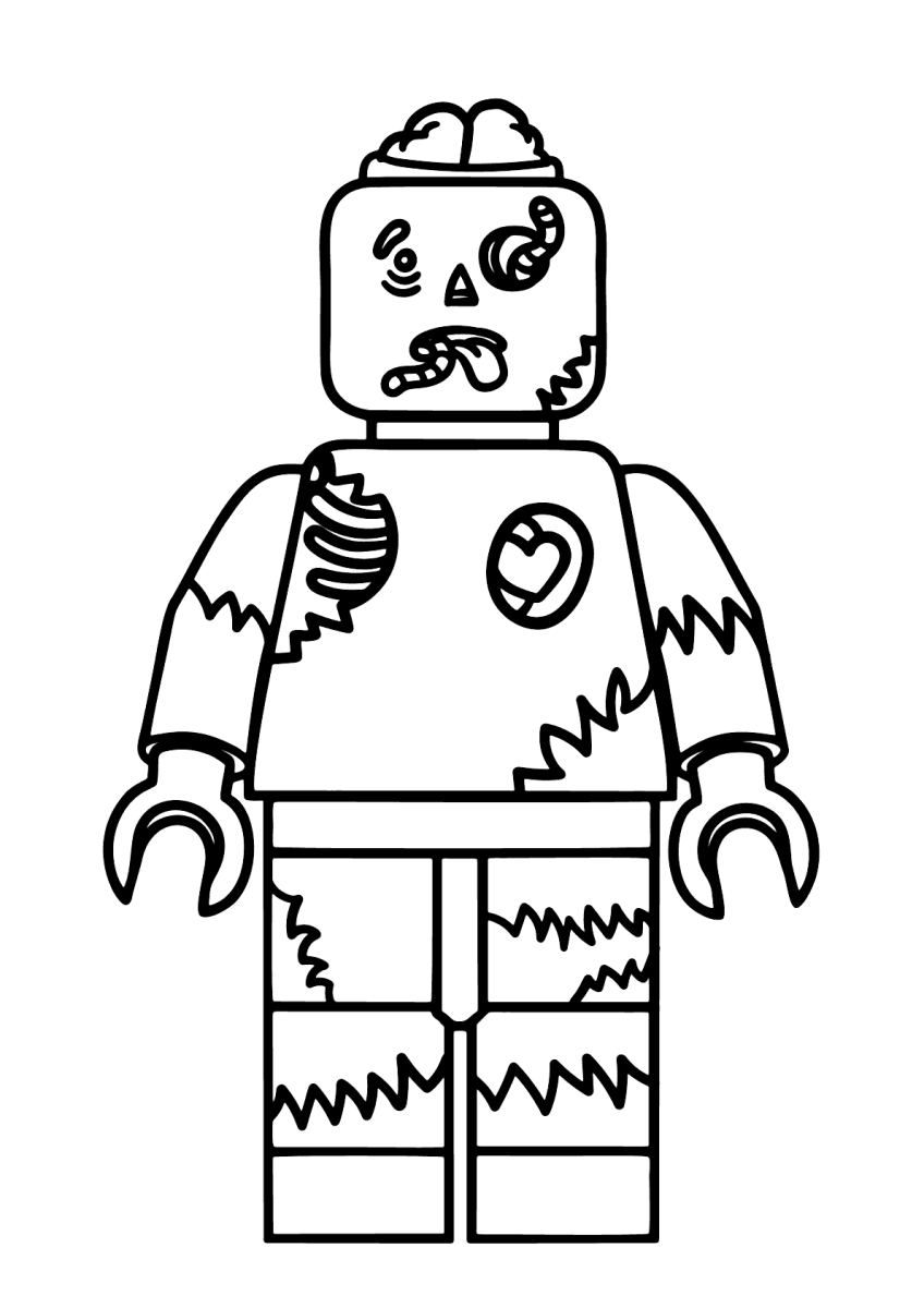 Zumbi LEGO: Prepare-se para Colorir